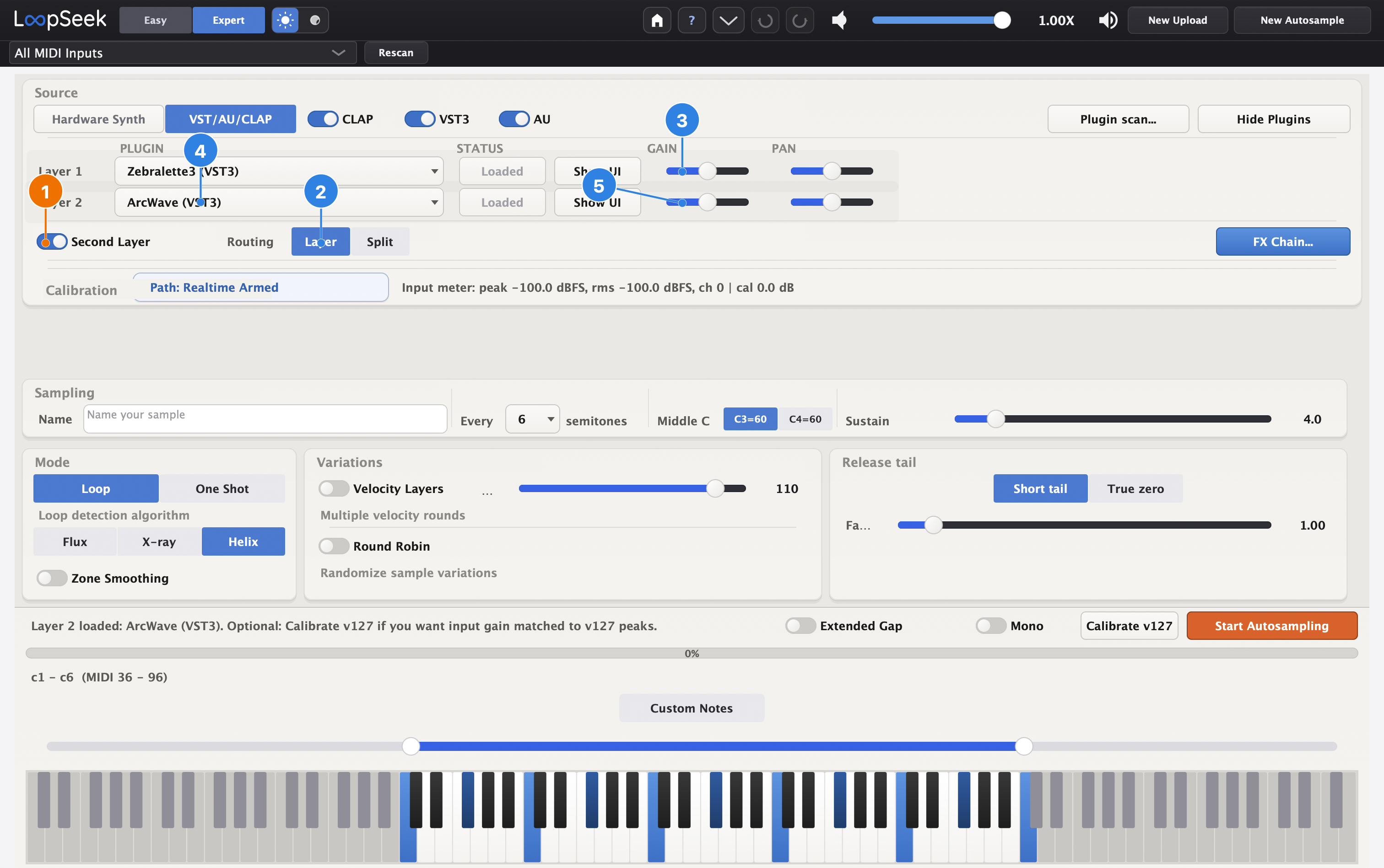 Dual layer Layer mode with pins